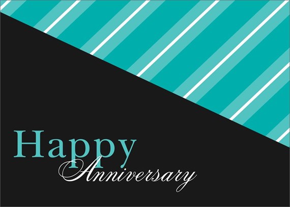 Teal and Black Anniversary
