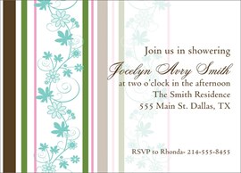 Floral Celebrate Invitation