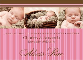 Brown And Pink Stripes