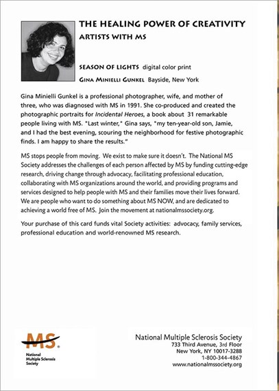 National MS Society Holiday Card