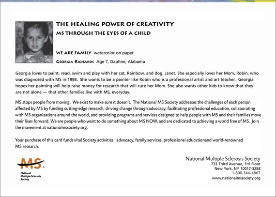 National MS Society Holiday Card