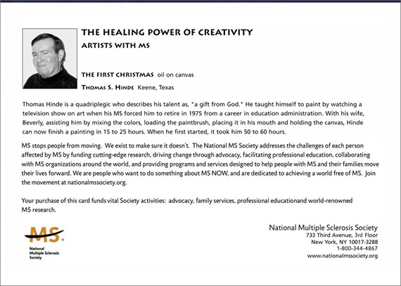 National MS Society Holiday Card