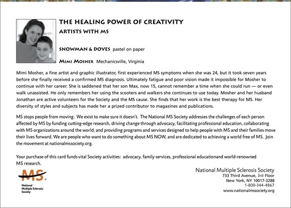 National MS Society Holiday Card
