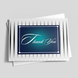 Silver Stripes Thank You
