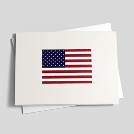 Classic American Flag Card