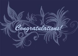 Opaque Ornate Congrats
