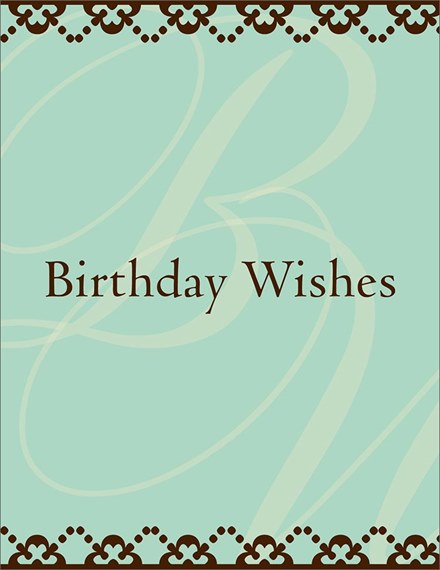 Elegant Wishes