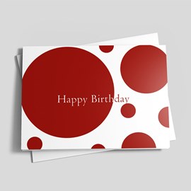Red Circles Value Card