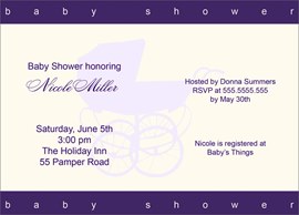 Double Bordered Invitation