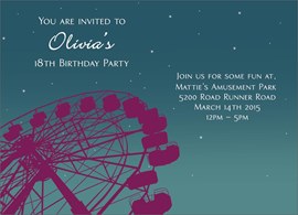 Ferris Wheel Birthday