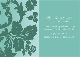 Floral Moving Announcement