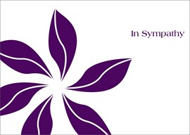 Purple Pinwheel Sympathy