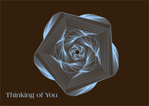 Digital Flower Thinking of You