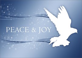 Peaceful White Dove