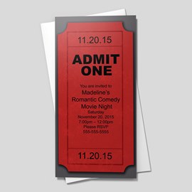 Movie Night Party Invitation