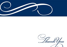 Thank You with Scroll