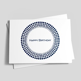 Circular Dots Value Card
