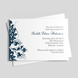 Blue Blossoms Invitation