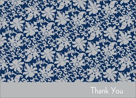 Silver Filigree Thank You