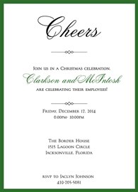Holiday Cheers Green