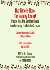 Hollyday Invitation