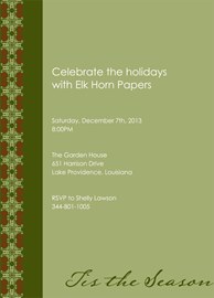 Tis The Season Invitation