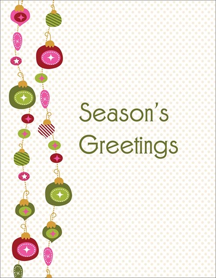Falling Ornaments