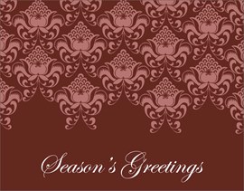 Formal Burgundy Greetings