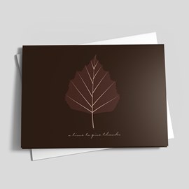 Simple Leaf of Thanks