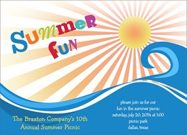 Summer Fun Invitation