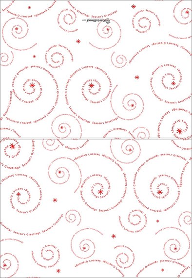 Red Swirly Seasonal