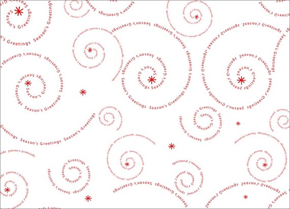 Red Swirly Seasonal