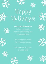 Simple Snowflake Invite