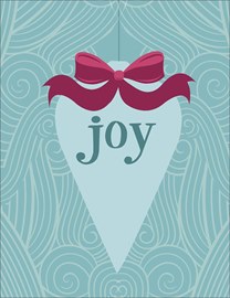 Blue Ornament Joy
