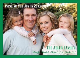 Green Border Photo