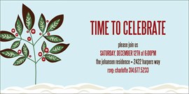 Merry Mistletoe Holiday Invite