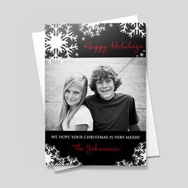 Black and White Snowflakes