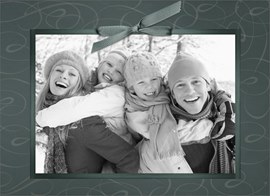 Flourishes Holiday Photo Card