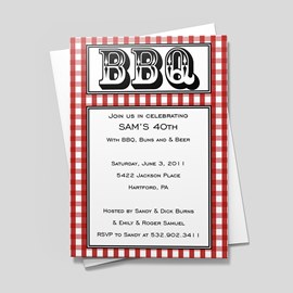 BBQ Picnic Invitation