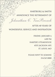 Elegant Grey Announcement