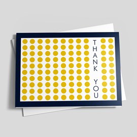 Yellow Dots of Thanks