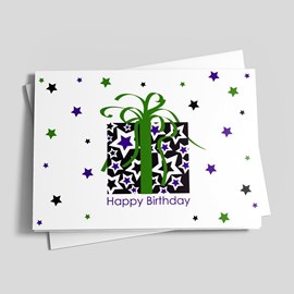 Midnight Confetti Stars