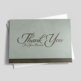 Corporate Thanks