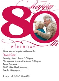 80th Milestone Birthday