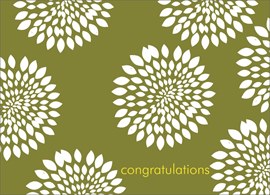 Funky Floral Congratulations