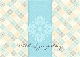 Sympathy Blue Flower