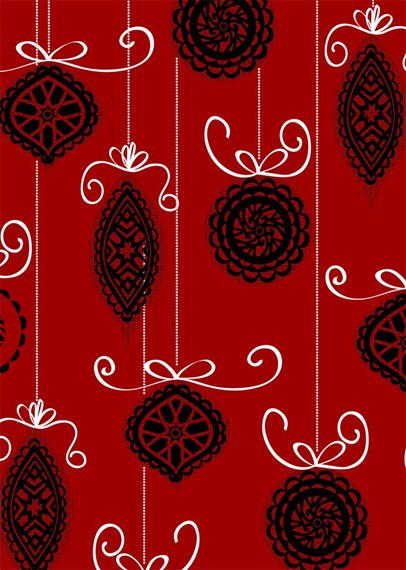 Hanging Lace Ornaments
