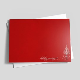 Simple White Corner Tree