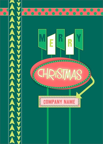 Retro Green Christmas