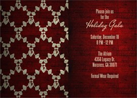 Red Formal Invite